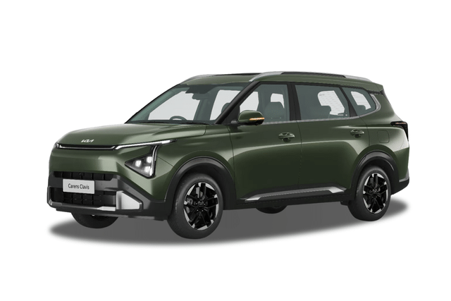 Kia Carens Clavis Pewter Olive Color Image